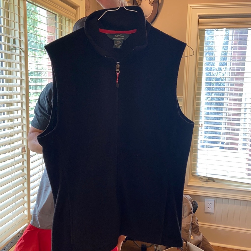 WoolRich new black fleece vest